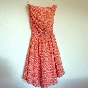 C&C California orange sundress. Size small